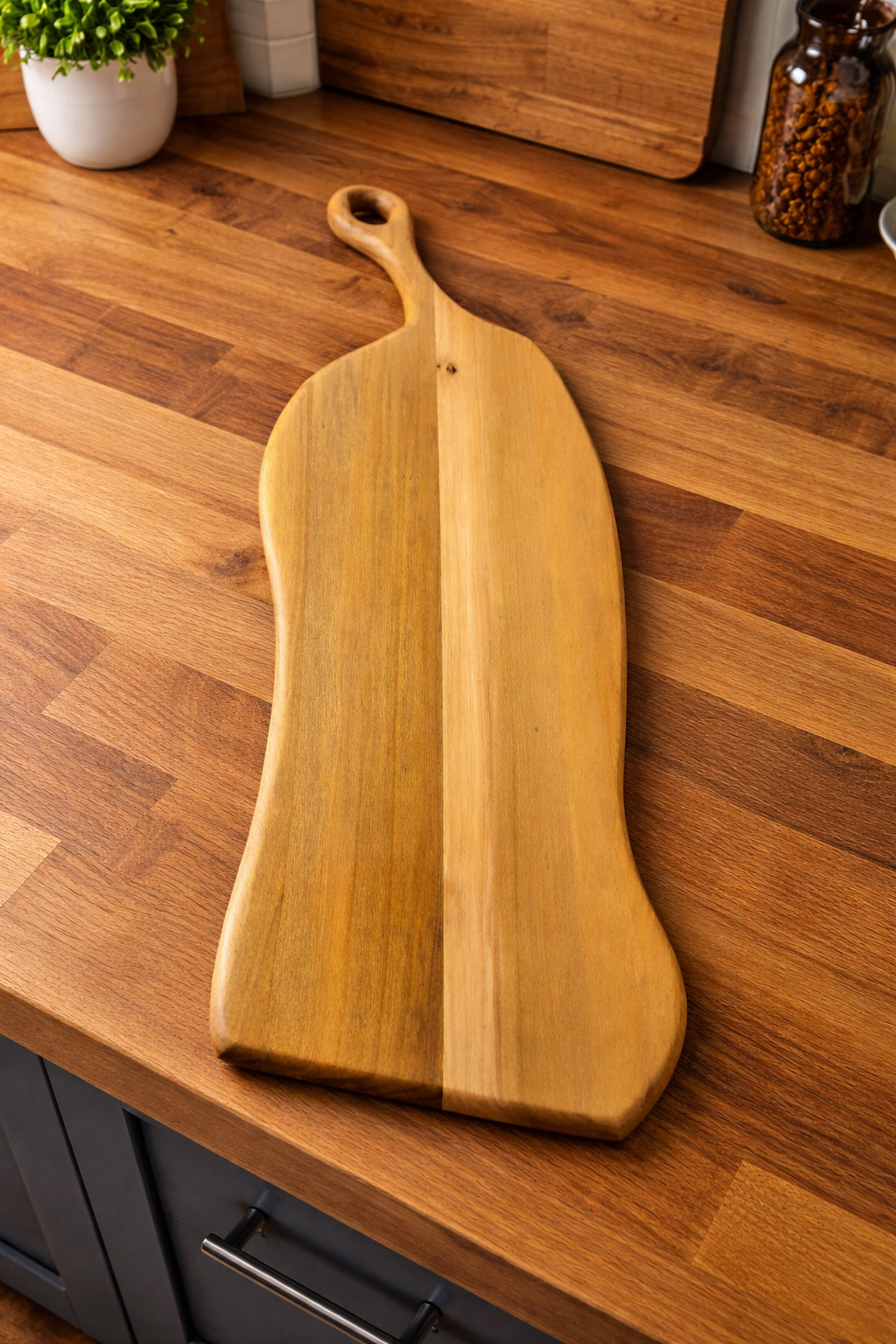 Handmade hardwood charcuterie serving board - Serendipity Woodcraft Staffordshire