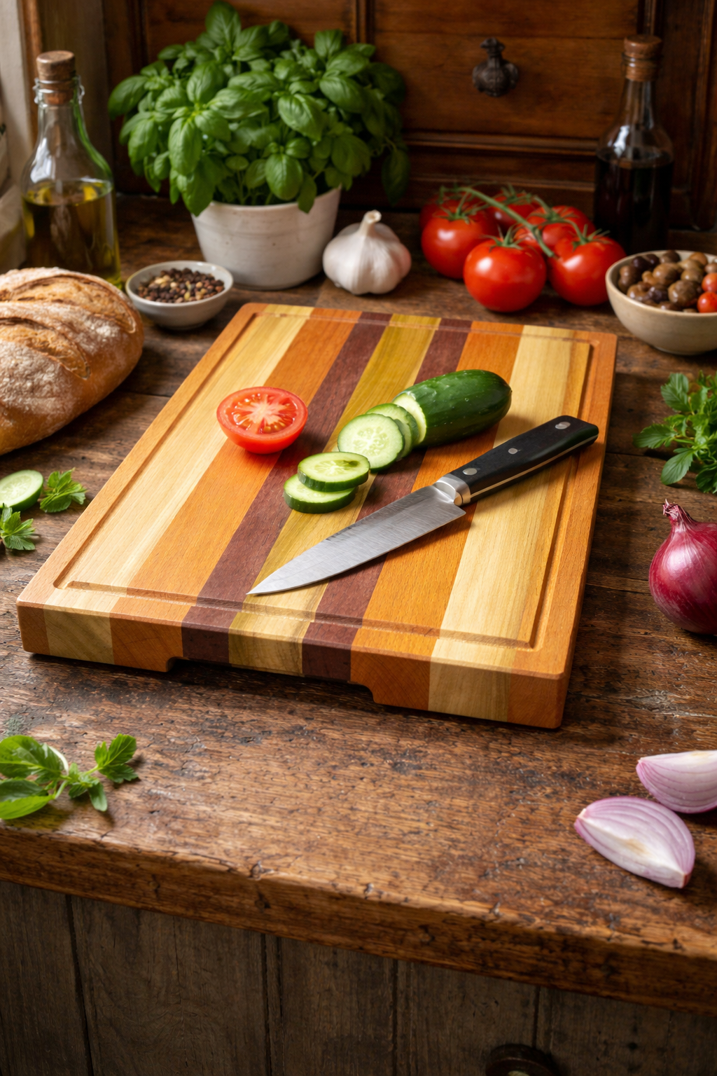 Handmade hardwood cutting board gallery photo 5 - Serendipity Woodcraft